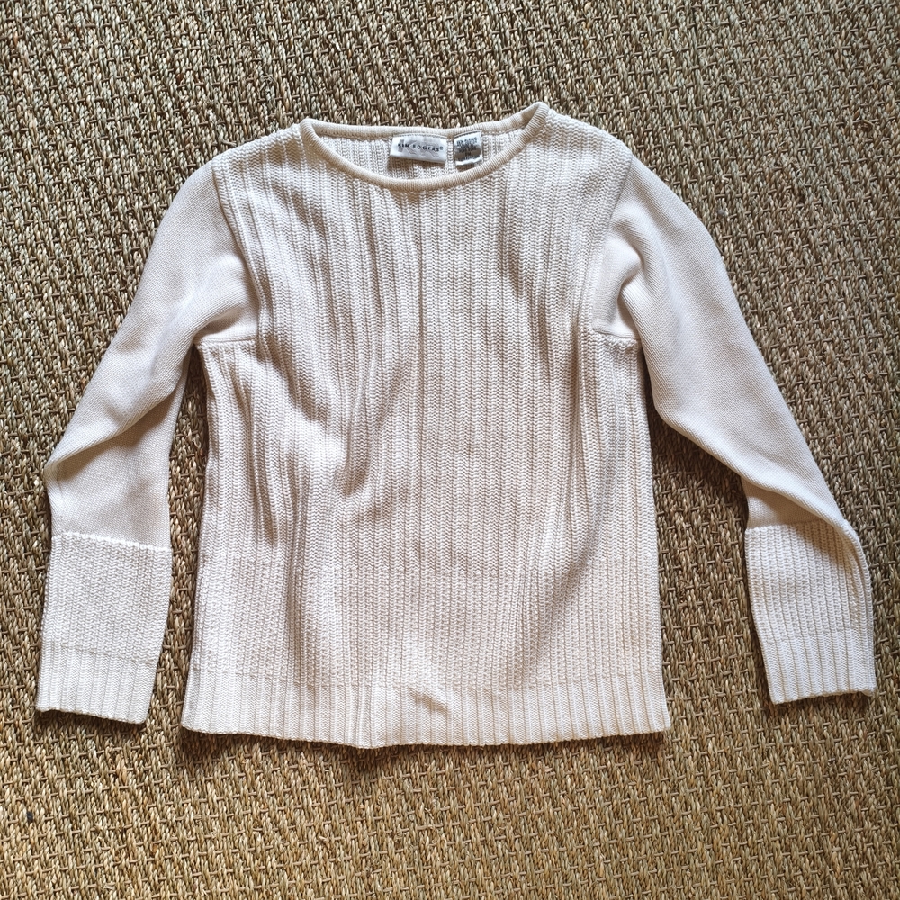 Kim Rogers Women's Ivory Knit Sweater